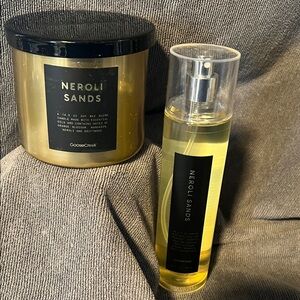 Goose Creek Neroli Sands Candle and matching body spray